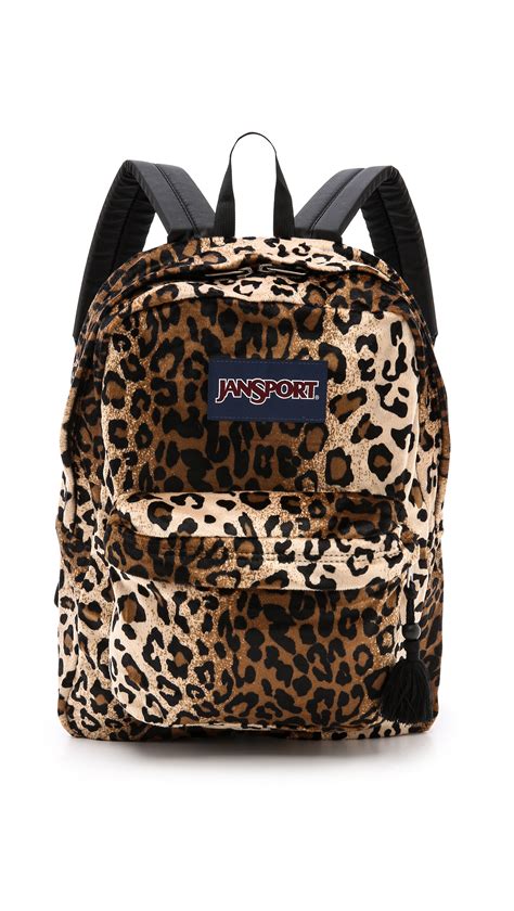 jansport backpacks cheetah print.